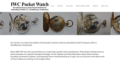 Desktop Screenshot of iwcpocketwatch.com